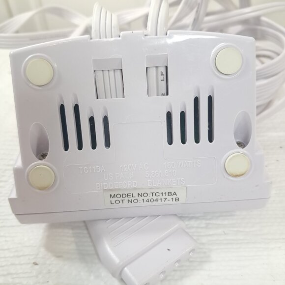 Biddeford TC11BA Electric heated Blanket 4 Prong Control controller power supply - Picture 4 of 6